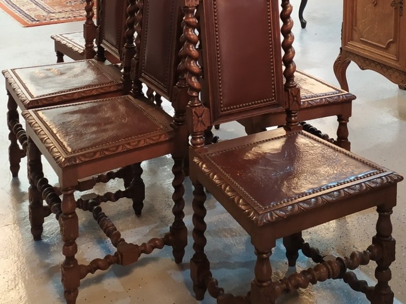 Старинные стулья 6 шт. 0