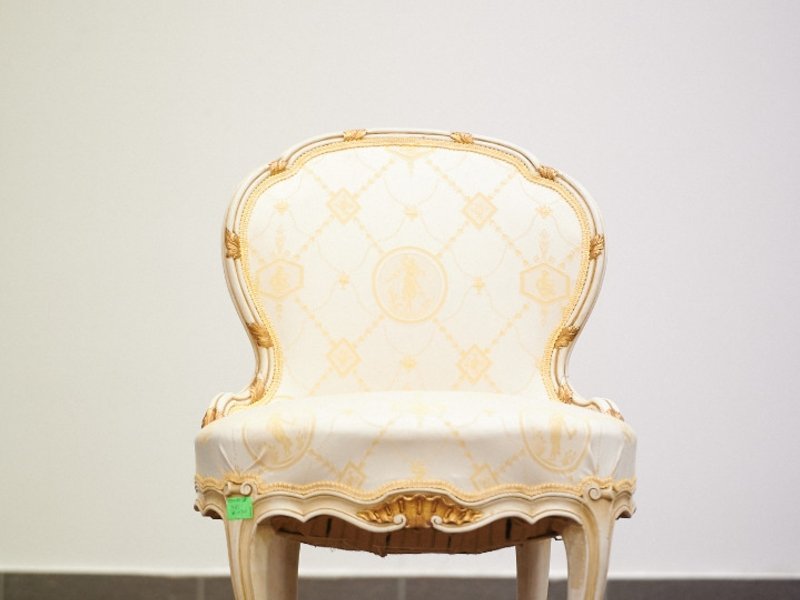 Старинное антикварное кресло в стиле Неорококо 4