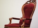 Кресло из массива красного дерева 1