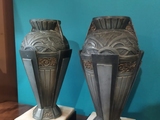 Старинные парные вазы в стиле Арт Деко 4